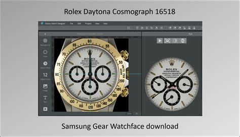 quadrante rolex gear s3 download|Download the Rolex Daytona Cosmograph 16518 gold watchface.